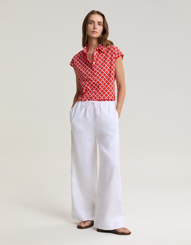 Sportscraft - Geo Lily Voile Shirt