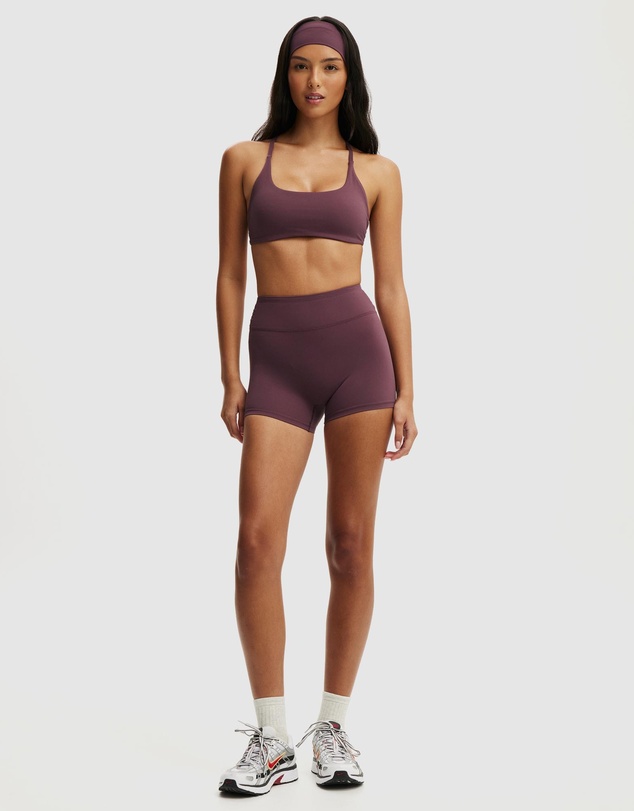 Cotton On Body Active - Ultra Luxe Dip Back Shortie Shorts