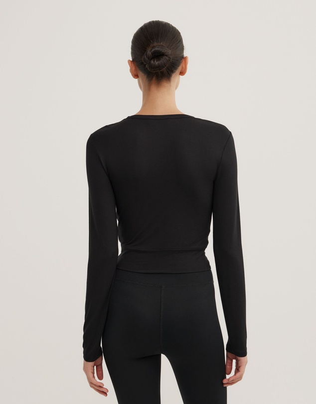 Witchery - Cross Front Long Sleeve Top
