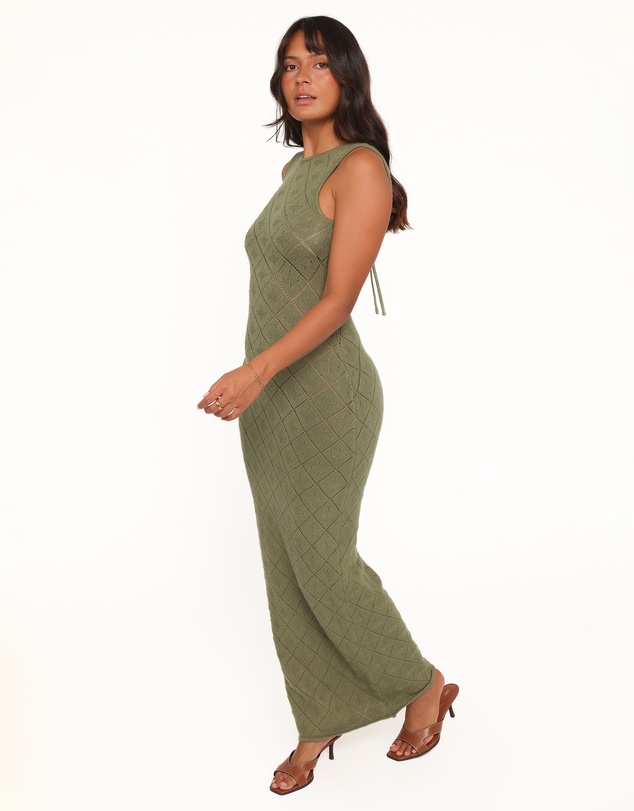 Petal & Pup - Wembly Maxi Dress - Olive Green