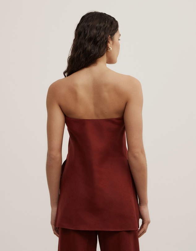 Witchery - Linen Strapless Top
