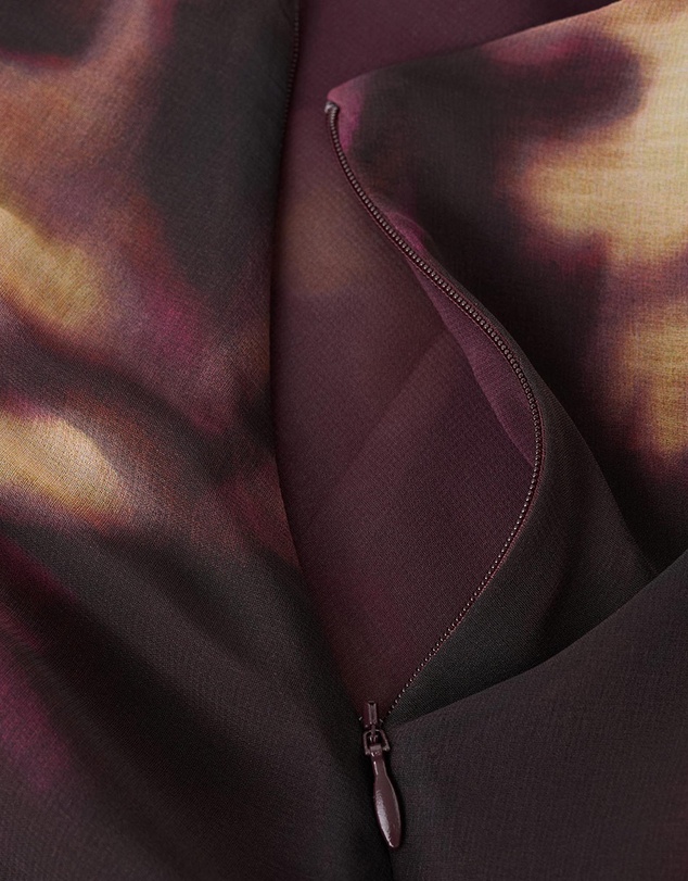M.N.G - Tie-Dye Ruched Dress