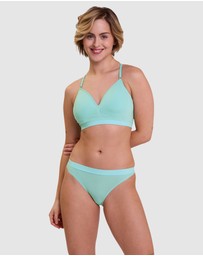Billet Doux - Zen Light Dentelle Longline Racerback Padded Wirefree Bralette