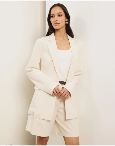 Atmos&Here - Harper Linen Blend Blazer