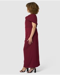 Pink Dusk by Curve Project - Damn Fine Maxi Dress