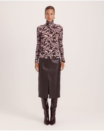 SABA - Truffle Wool Long Sleeve Top