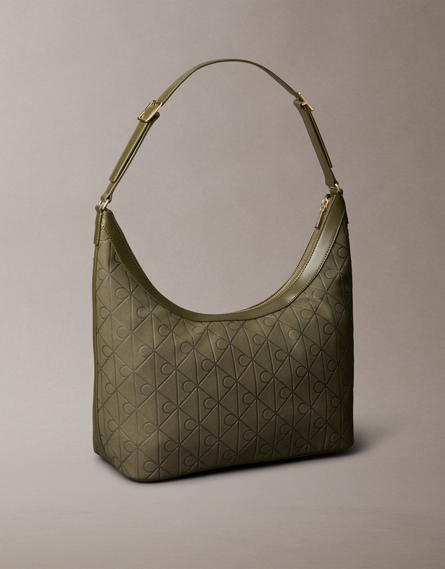 Calvin Klein - Allover Emblem Logo Shoulder Bag