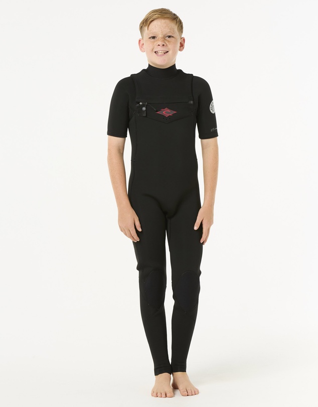 Rip Curl - Kids Dawn Patrol Short 2/2 Sleeve Chest Zip Wetsuit