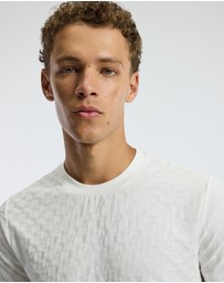 Calibre - Monogram Jacquard T-shirt White