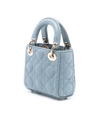 Pre-Loved by Azura Reborn - Pre-Loved Micro Lambskin Cannage Lady Dior