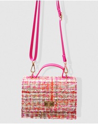 Pink Poppy - Tweed Pink Handbag