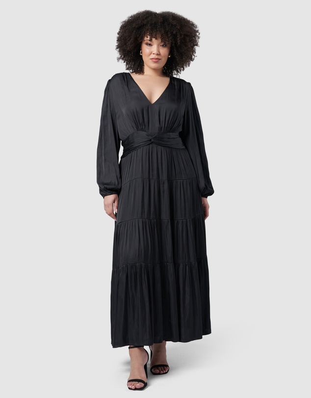 Pink Dusk by Curve Project - Nothing But You Maxi Dress