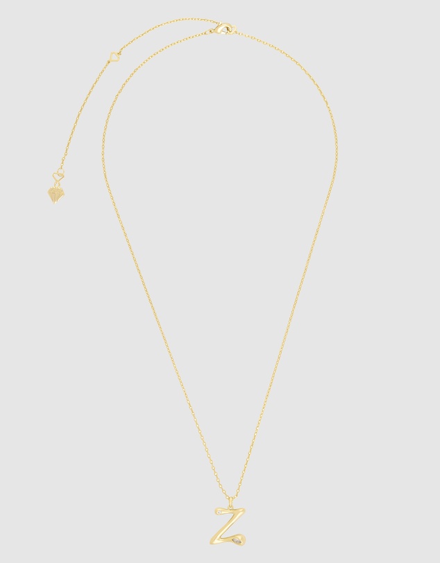 Wanderlust + Co - Alphabet Bubble Pendant Necklace - Letter Z