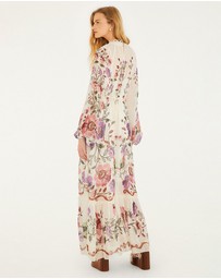 Farm Rio - Rococo Flowers Cream Maxi Dress