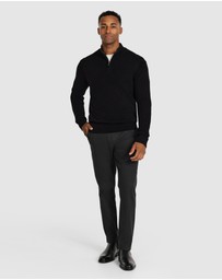 Tarocash - Jaxley Zip Neck Knit
