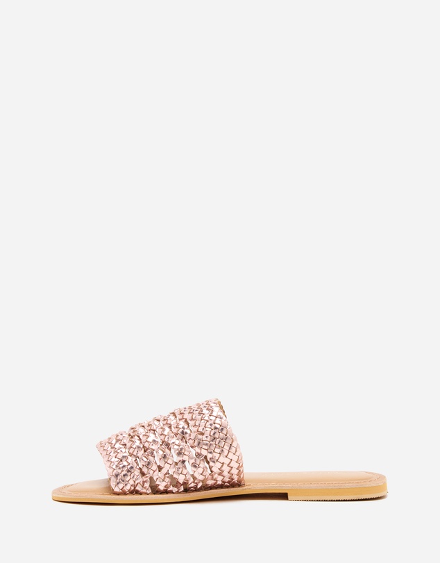 Just Because - Kannada Leather Flat Sandals