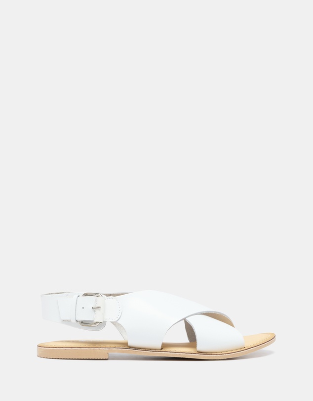 Just Because - Cleo Leather Slingback Flats