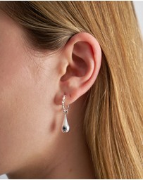 Brie Leon - 925 Tear Drop Twist Sleeper Earrings