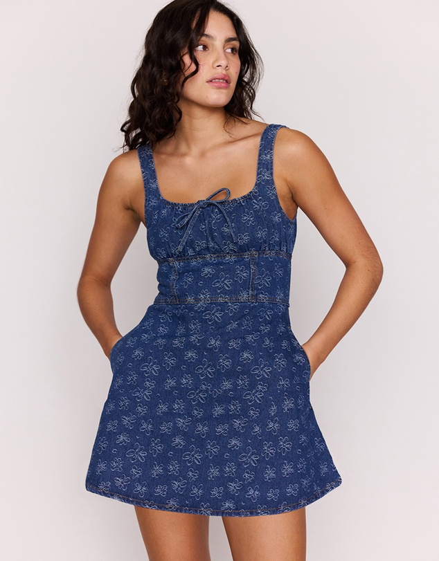 MINKPINK - Neve Denim Mini Dress