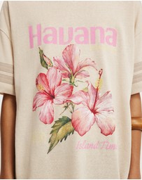 Cotton On - V Neck Vacay Graphic Tee
