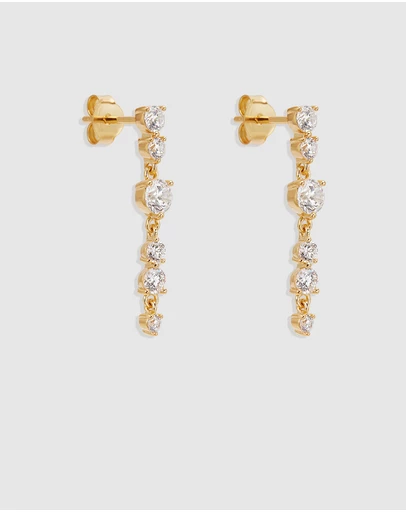 By Charlotte - Forever Yours Drop Earrings