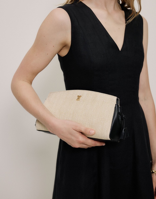 Trenery - Vionne Woven Pouch in Black