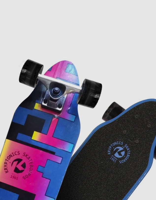 iWorld - Bravo Sports Kryptonics KR26 Mini Cutaway Cruiser Skateboard 89