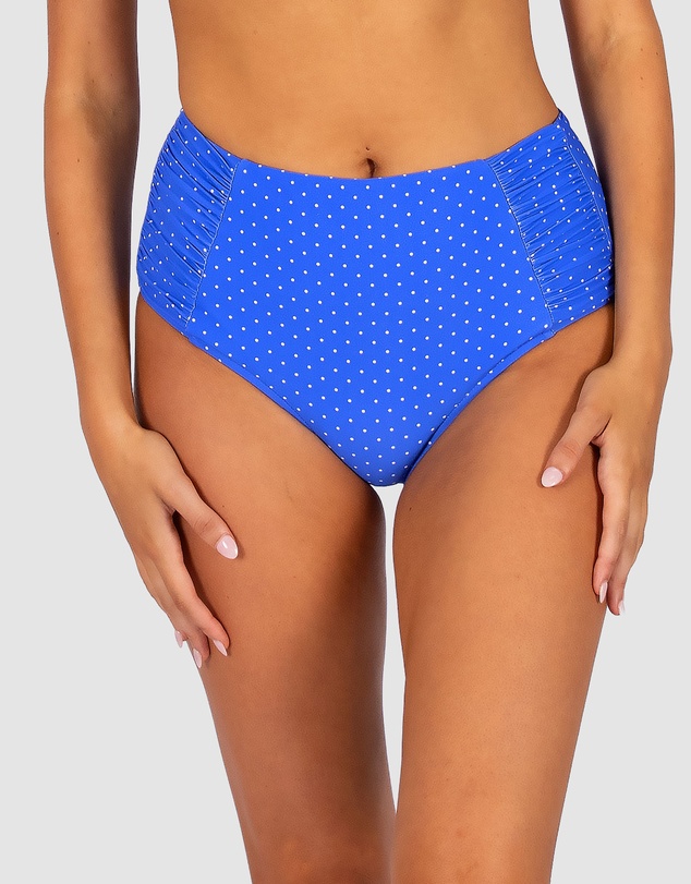 Baku Swimwear - Sundancer Ruched Side High Waist Bikini Bottom