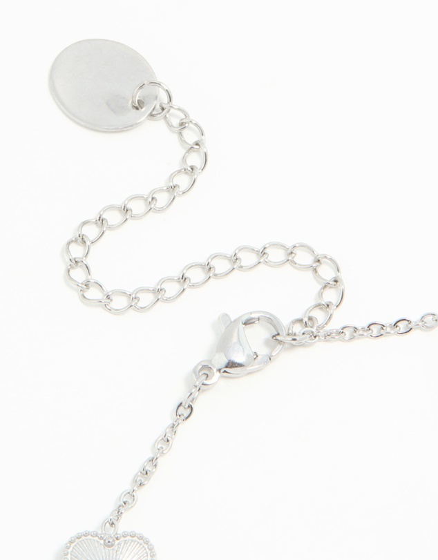 Lovisa - Waterproof Stainless Steel Flower Petals Charm Bracelet