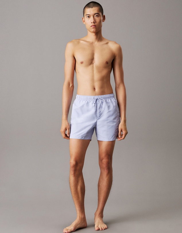 Calvin Klein - Logo Embroidery Medium Drawstring Swim Shorts