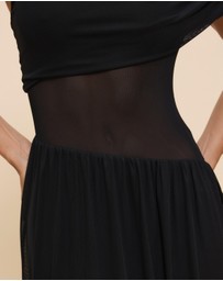 CHANCERY - Sofie Drape Shoulder Maxi Dress