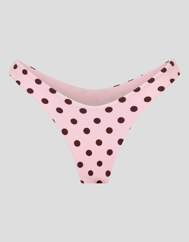 Vacay Swimwear - Positano Bottom Pink Polka
