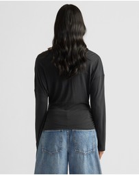 Decjuba - Tahlia Cinched Long Sleeve Top