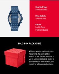 Diesel - Stinger Blue Chronograph Watch