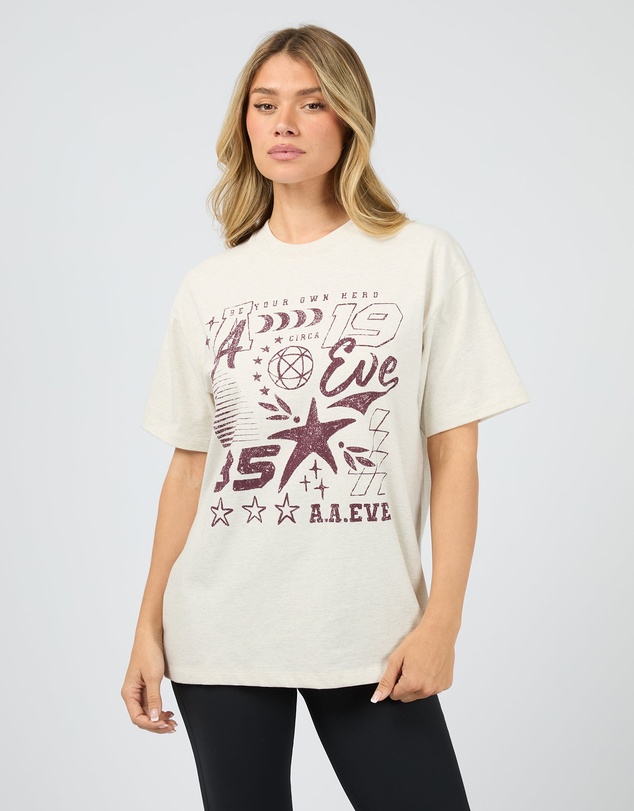 All About Eve - Destination Relaxed Tee Oat