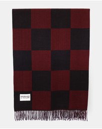 Morgan & Taylor - Checkmate Soft Touch Throw Blanket in Black