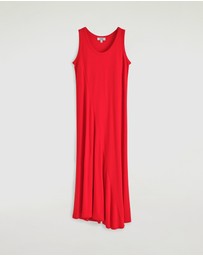 COS - Asymmetric Jersey Midi Dress