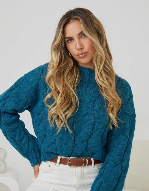 Esther & Co - Hadi Knit - Teal