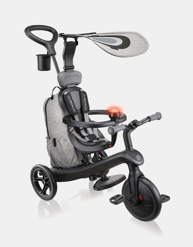 Triciclo Globber Explorer 2 In 1 - Primo Veicolo Per Bambini, Regolabile E Sicuro