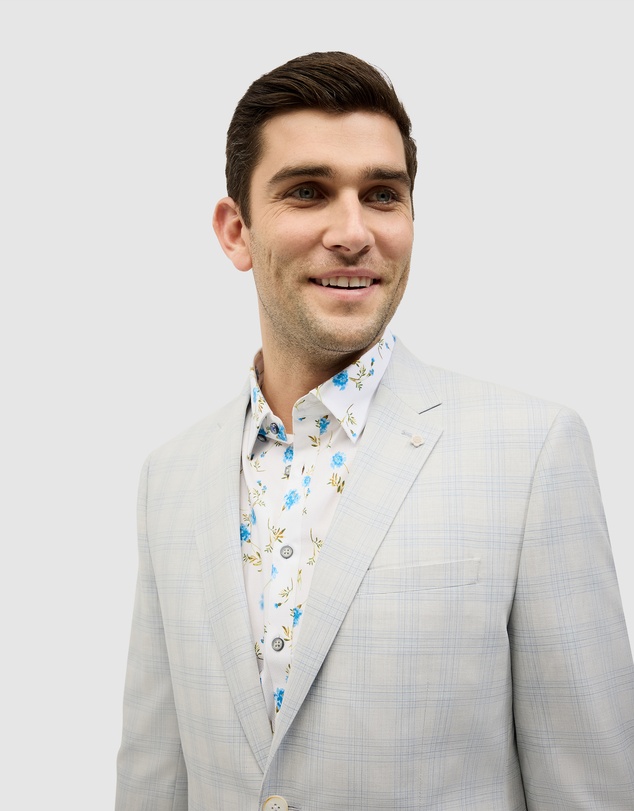 Politix - Prince Of Wales Check Tailored Jacket