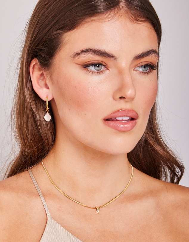 Zoe Olivia - Waterproof Snake Chain with Pendant Necklace