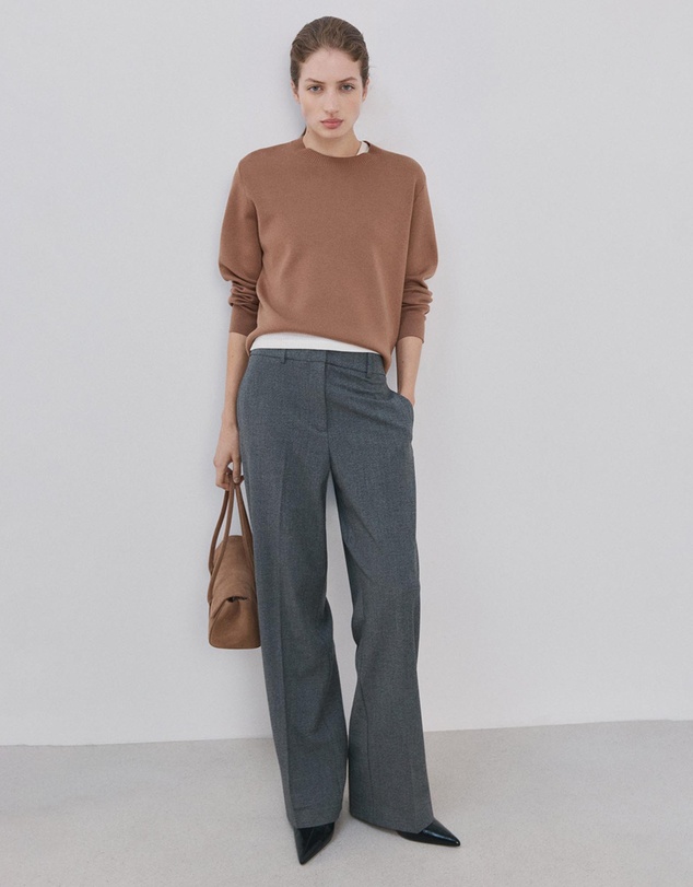 M.N.G - Round-Neck Knitted Sweater
