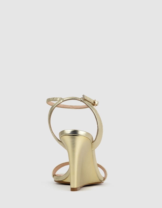 Edward Meller - SHANIA90 Single Strap Sandal on Wedge