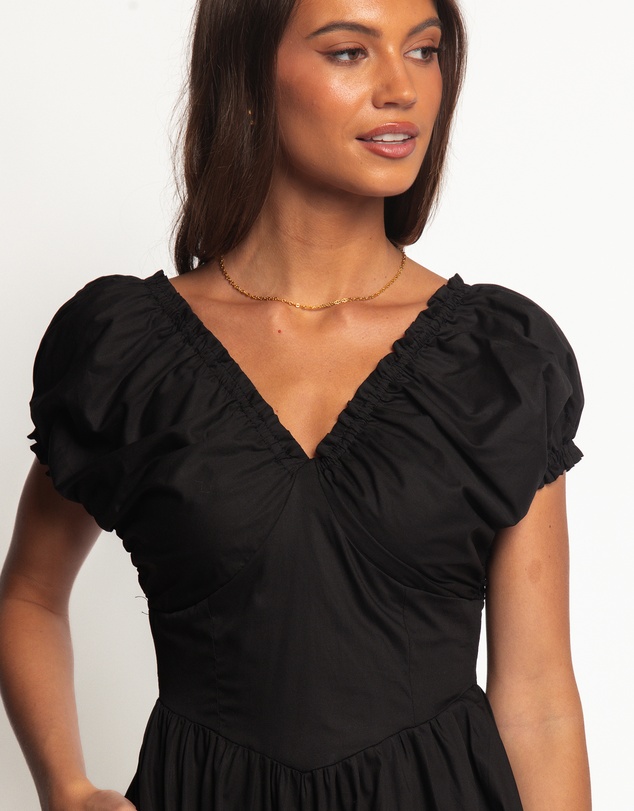 Petal & Pup - Larson Midi Dress - Black