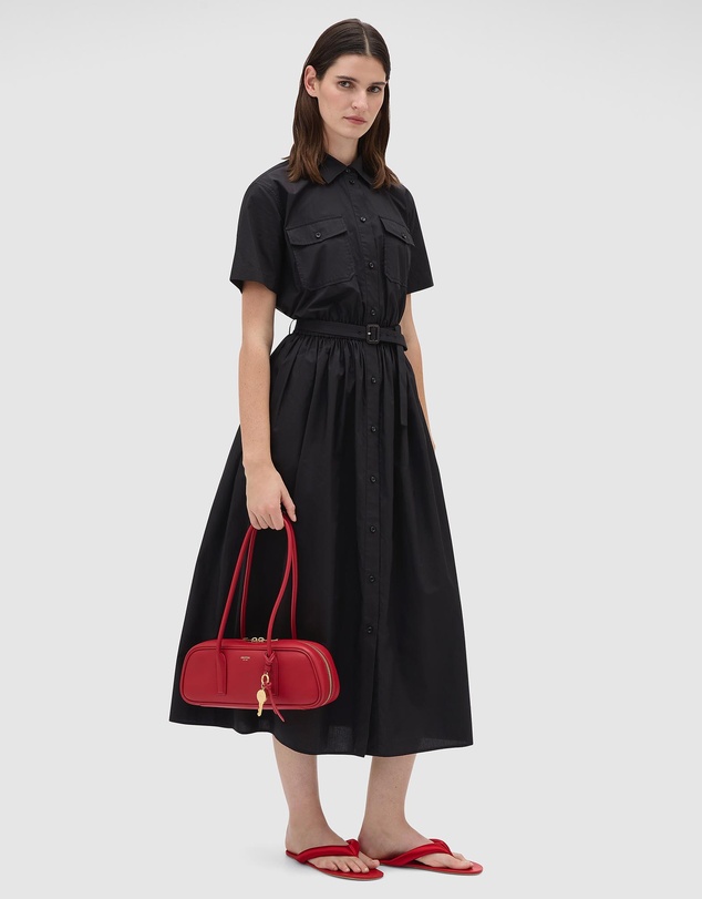 Oroton - Belted Shirt Dress