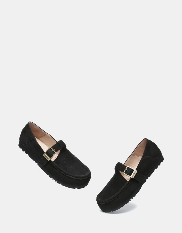 EVERAU - EverAU Ugg Maria Cow Suede Upper Loafer Oxfords Flats