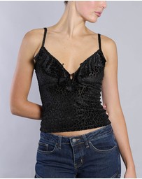 Love and Nostalgia - Georgia Ruffle Burnout Cami