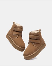 EVERAU - Australian Shepherd Ugg Vigour Cow Suede Upper UGG Boots