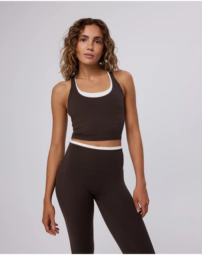 Upstate - Air Sculpt Double Layer Tank - Espresso