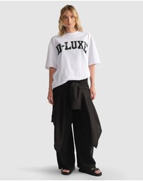 Decjuba - D-Luxe Distressed Logo Tee